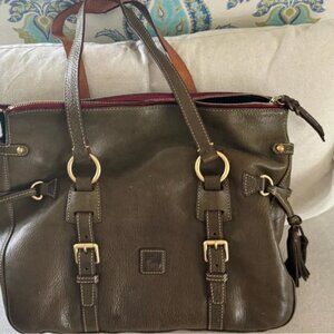 Dooney & Bourke Large Satchel Handbag Sage (Rarely Used)